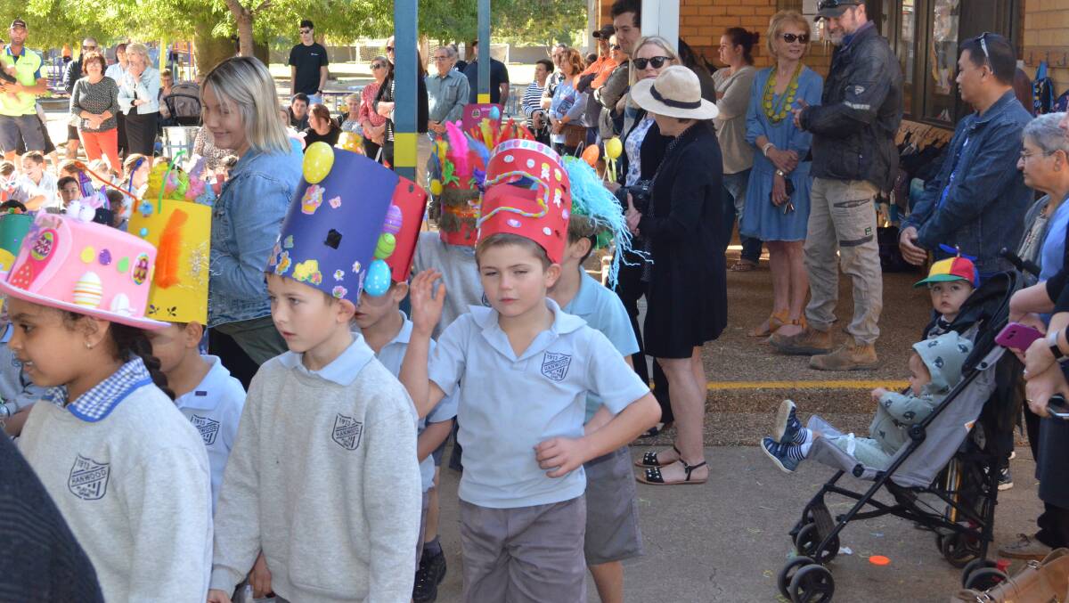 Hundred of homemade hats were donned at Hanwood Public School's Easter Hat Parade 