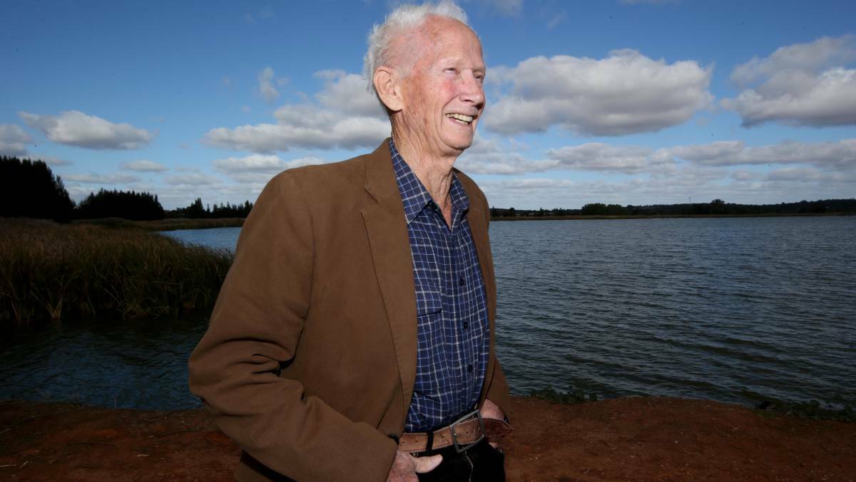 Griffith’s own Geoff Sainty receives Order of Australia Medal. Picture: Anthony Stipo