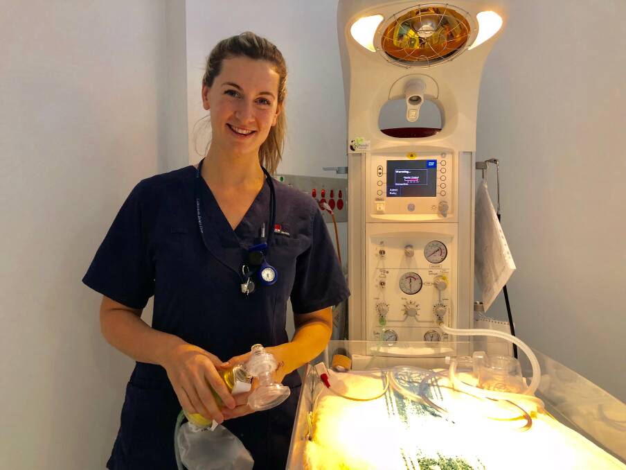 PASSIONATE:Griffith Base Hospital's Lucinda Headland found her true passion with midwifery after an unexpected roadside delivery when she was working as an emergency nurse. Picture: Jacinta Dickins