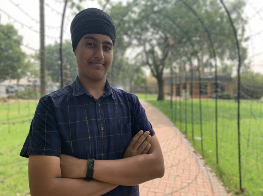 PROUD: Cadet Corporal Imreet Singh was "quite proud and shocked" when he received the suprise letter in the mail. PHOTO: Jacinta Dickins