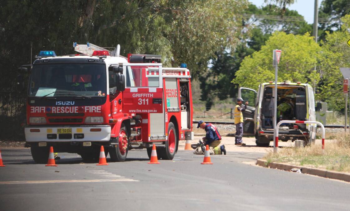 CAUTION: Griffith Fire and Rescue Station 311 attended a gas leak at St Mary's Primary School in Yoogali on Tuesday afternoon. 