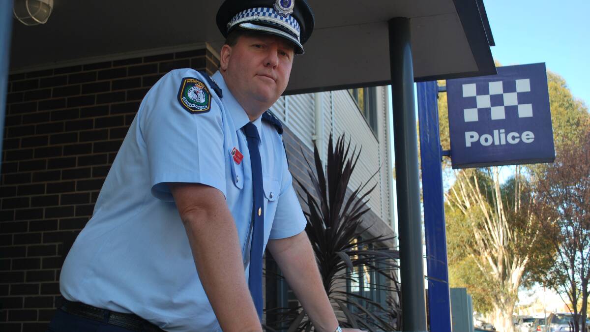 FRAUD FOCUS: Murrumbidgee Police District Chief Inspector John Wadsworth said fraud was one of the hardest areas to tackle. PHOTO: Anthony Stipo