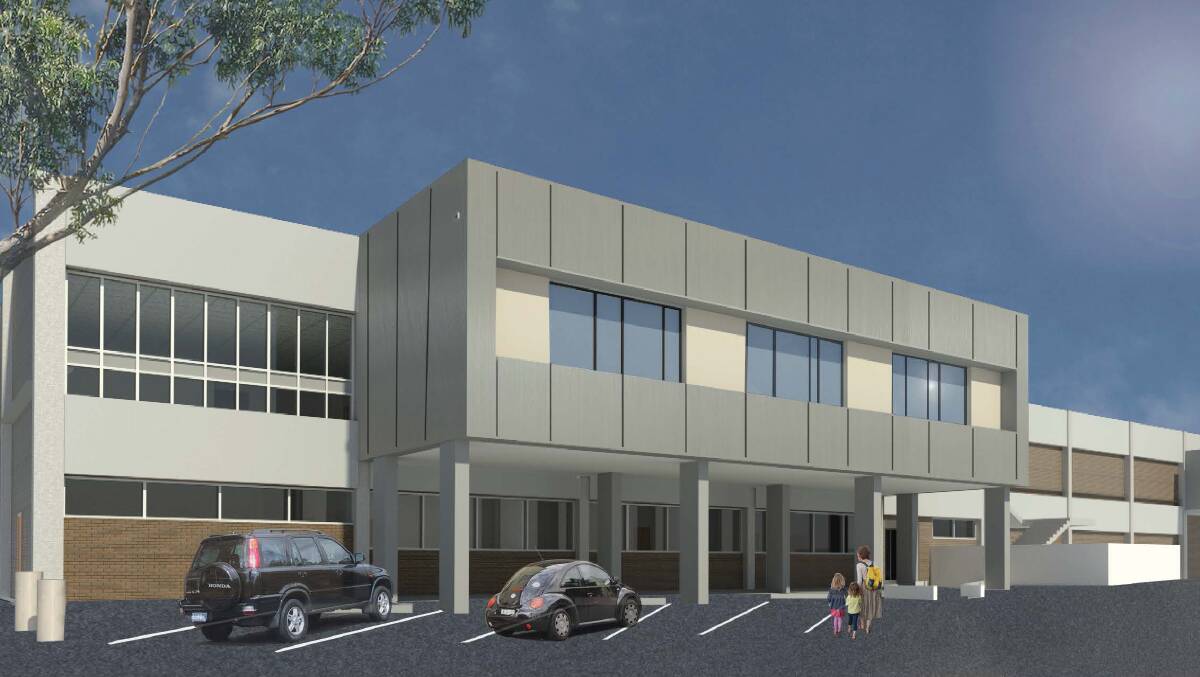 FUTURE: Artist's impression of the extension to the Intensive Care Unit as part of the Griffith Base Hospital Redevelopment. IMAGE: Supplied