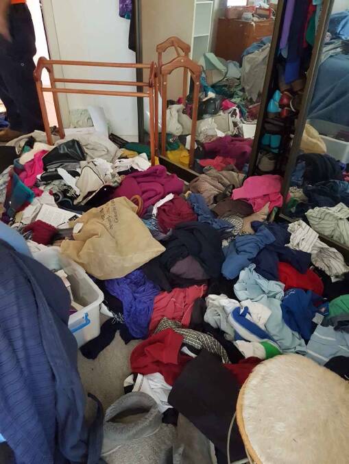 TRASHED: Wendy Sweeney rushed home on Thursday to find her house ransacked. PHOTO: Supplied.