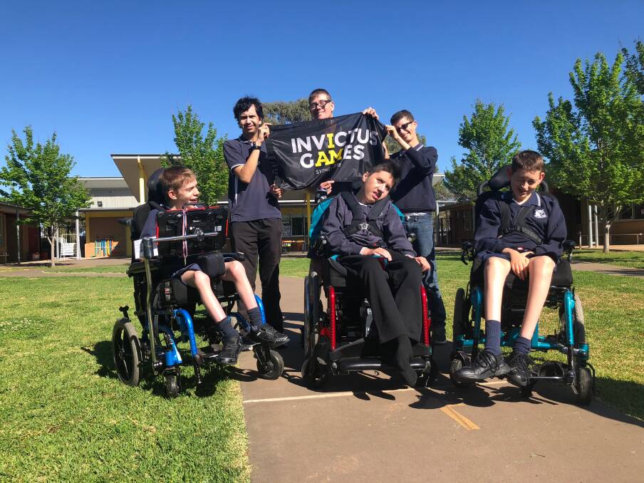 EXCITED: Year 12 students from Kalinda are extremely excited to head off to the Invictus Games on Monday, all thanks to the generous donations from the Griffith community. Picture: Jacinta Dickins