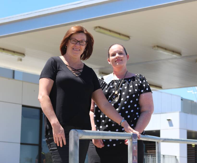 FILLING THE GAP: Griffith Local Health Advisory Committee (LHAC) Chair Margaret King with new social worker Sheridan McGregor. PHOTO: Jacinta Dickins.