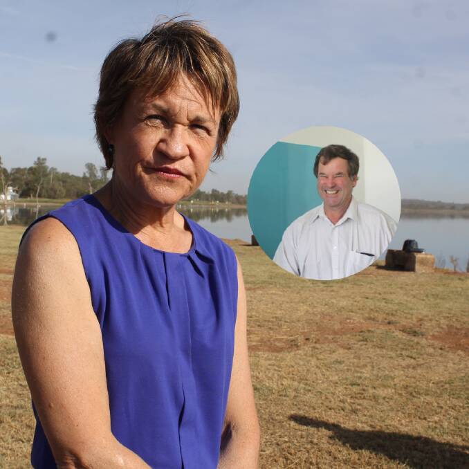 DIFFERENT AREAS: Shooters' candidate for Murray Helen Dalton has said there would be no conflict of interest over her husband Nayce Dalton's (inset) election as Murrumbidgee Irrigation's chairman. PHOTO: Kenji Sato