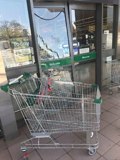BREAK IN: Woolworths on Burrell Place was broken into on Sunday.