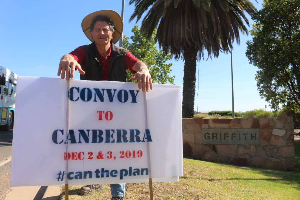PROTEST: Cr Dino Zappacosta says everyone needs to stand together, put politics aside, and join the Convoy To Canberra. PHOTO: Jacinta Dickins