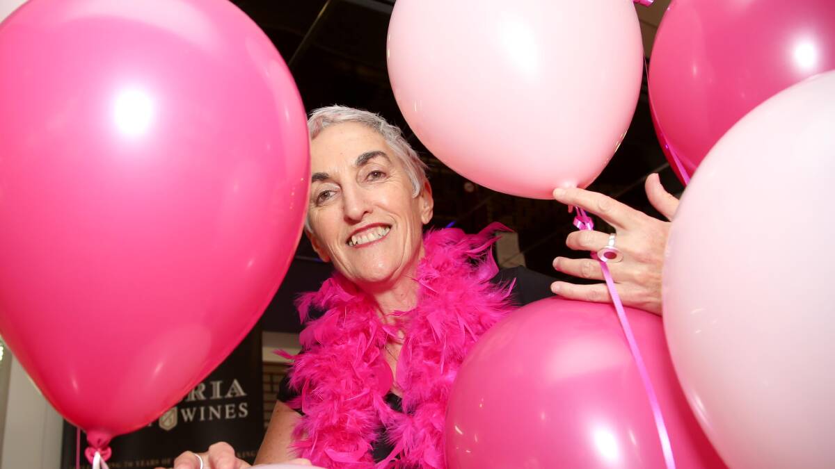 THINK PINK: Manager of the Griffith Regional Theatre Raina Savage was proud to support the Pink Up Griffith, and were happy to step in pinking up with their ‘Bush Baliando’ night. Picture: Anthony Stipo