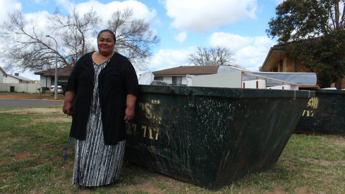 Sela Cuta, who encourages the sense of community in the area, loved seeing the residents come together to clean up.