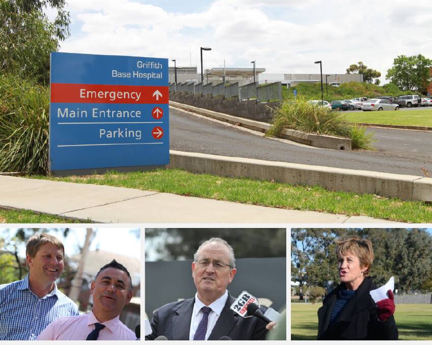 SAFE BET: No matter which political party wins in the state election during March, money for Griffith Base Hospital's redevelopment is safe.