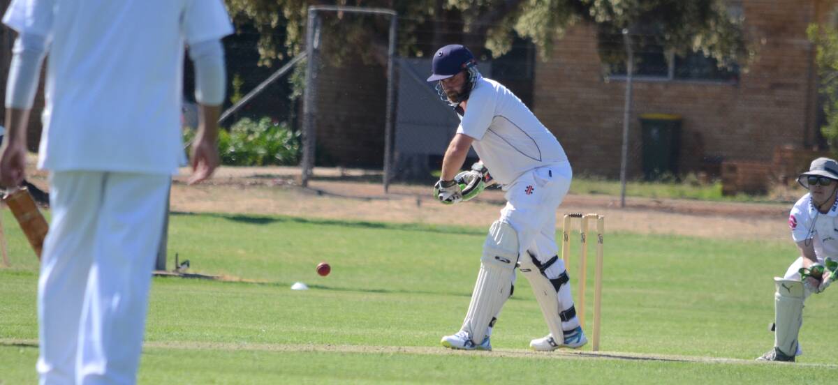 ALL ROUND PERFORMANCE: Exies' Marc Tucker took three wickets and scored 40 runs in his team's win over Leagues.