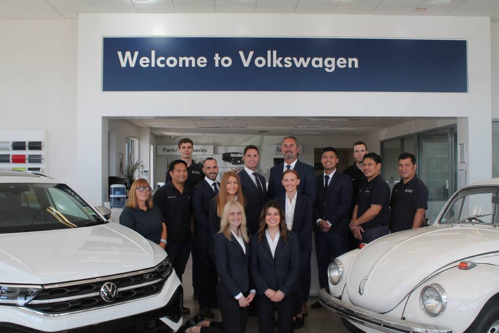 The team at Griffith City Volkswagen are proud to be celebrating the dealership's 10th anniversary. Pictures supplied.