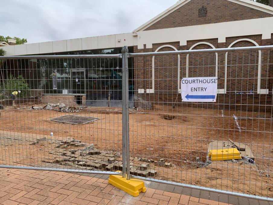 ENTRY: The Banna Avenue entrance will be closed during renovations, and access will be via the Ulong Street entrance. PHOTO: Jacinta Dickins.