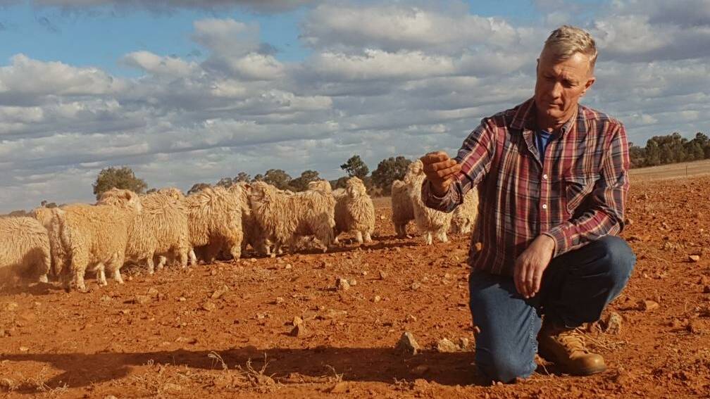 Weethalle livestock farmer Keith Cowen. PHOTO: Anthony Stipo.
