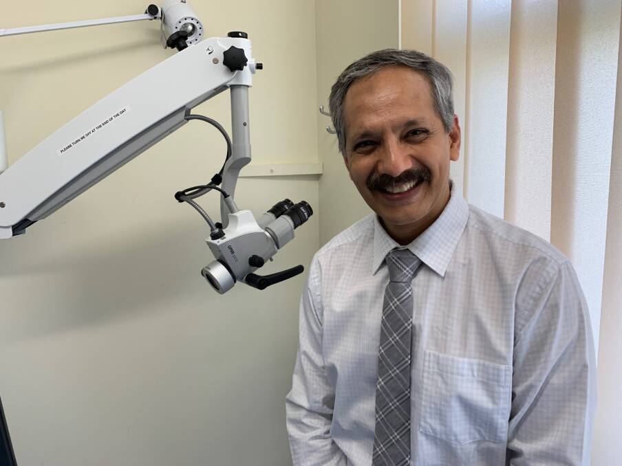 PERFECT BALANCE: Dr Roopendra Banerji has been in Griffith for about a year, and says the town has provided the perfect balance between city and country life for his family. Picture: Jacinta Dickins