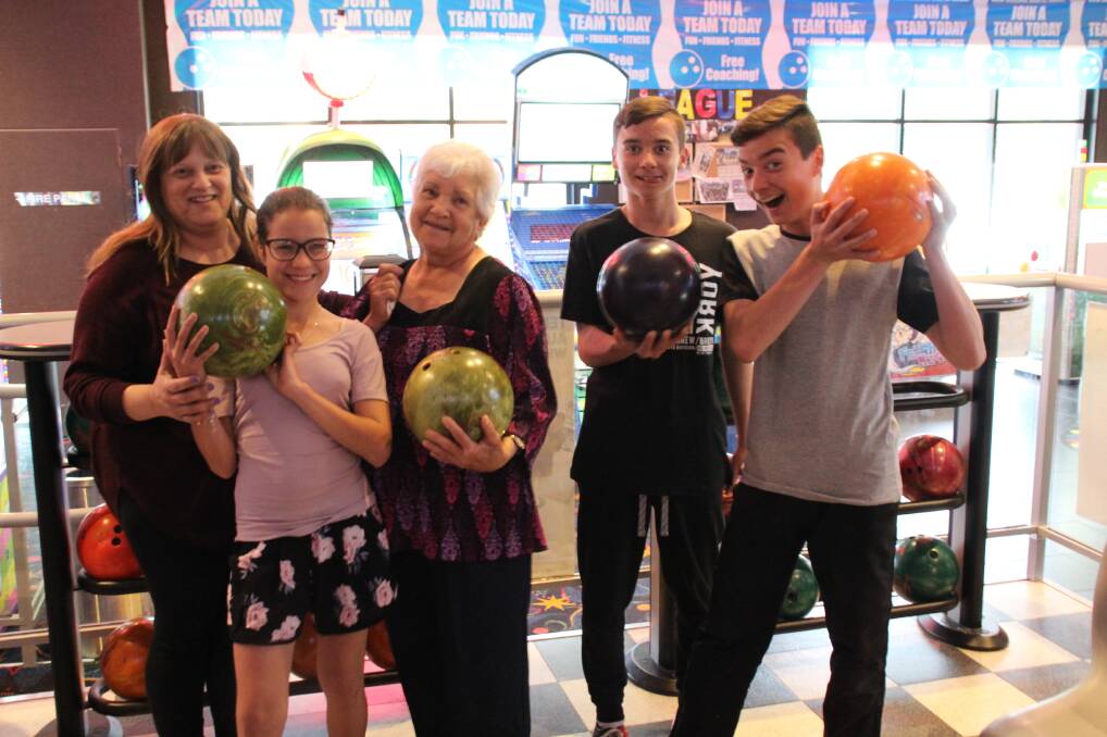 TRIPLE THE FUN: Brianna Codemo, Carmela Borgnolo, Damien and Brendan Codemo having a ball at the Grandparent's Day celebrations held by Griffith Aged Support Service on Wednesday. PHOTO: Jacinta Dickins.