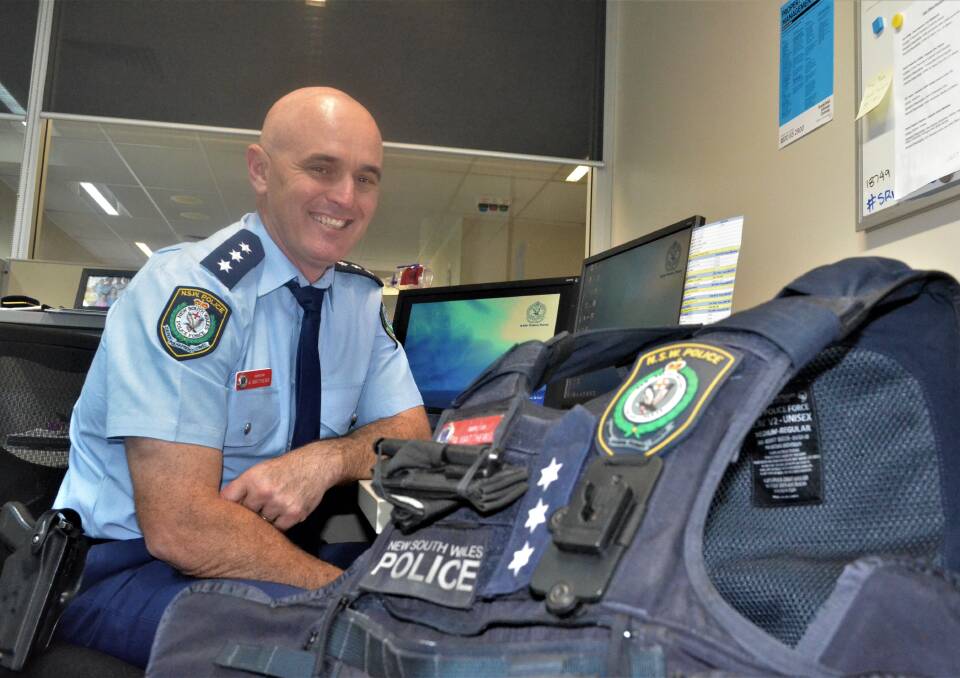 COUNTRY LOVE: New Murrumbidgee Police District Inspector Adrian Matthews is relishing the promotion to Griffith. PHOTO: Jacinta Dickins