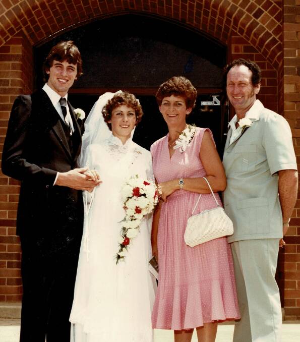 FAMILY: Montgomery (Morty) Seton, Delma Seton, Cecilie and Richard Mortlock, circa 1982.