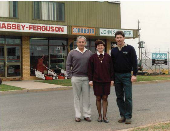 EARLY TEAM: John and Josie Codemo with their first apprentice and future shareholder, Louis Cadorin, 1985.