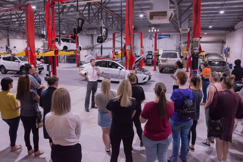 DRIVING FORCE: The first Women & Wheels workshop in 2018 attracted strong interest.