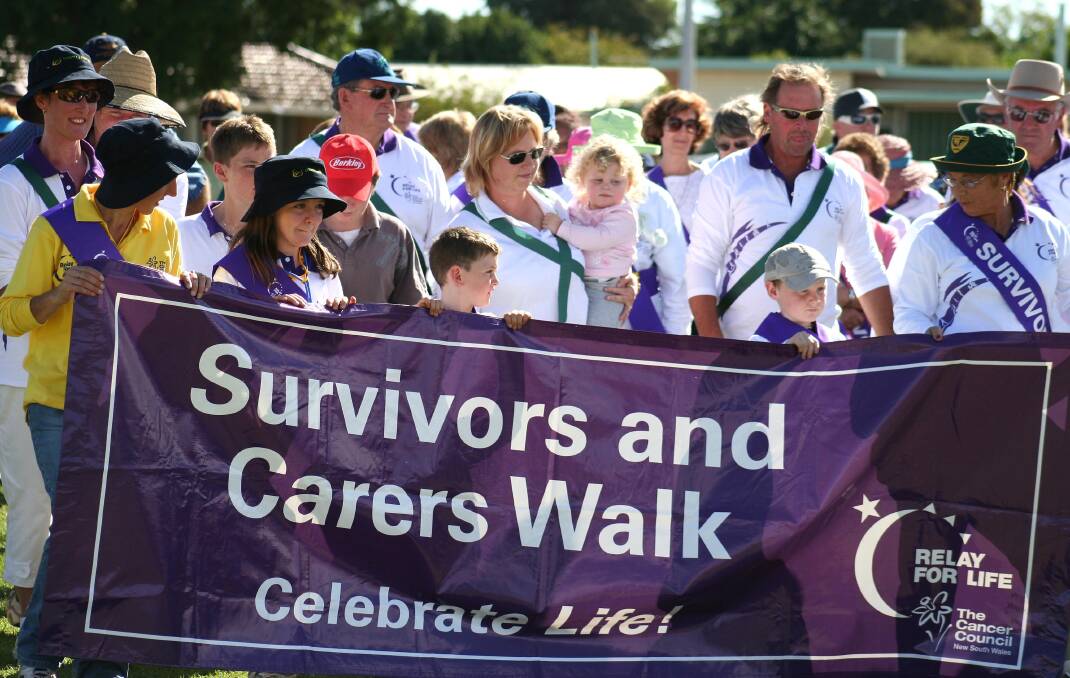 2007: The first lap of every Relay for Life event is walked by cancer survivors and carers, where they receive applause and admiration from those who have gathered to take part.