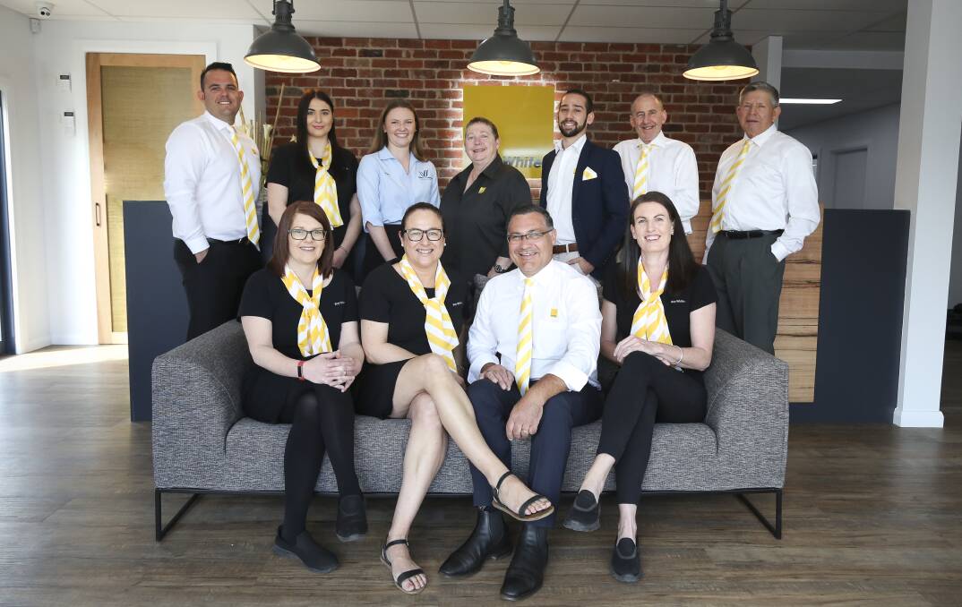 UNITED: The team from Ray White Griffith. Absent - Joseph Amato, Charlie Rovere, Breanna Andreazza and Chris Johnson.