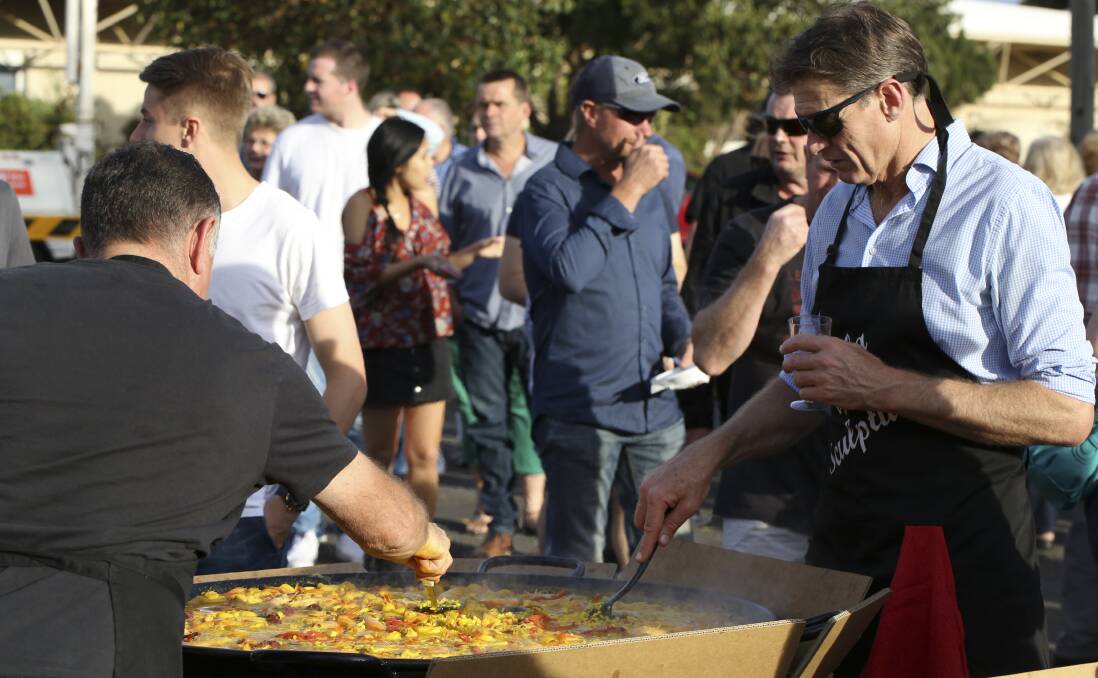 COOKING LARGE: The Griffith Spring Fest launch party in Banna Avenue includes a paella station that will keep hungry stomachs filled.