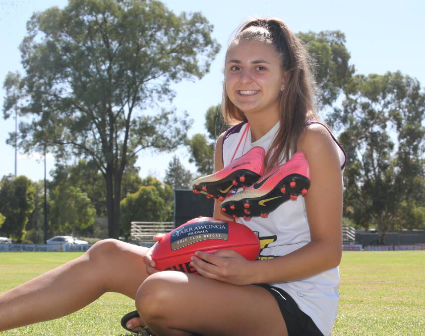 SELECTED: Griffith Swans player Abby Favell was selected for the Murray Bushrangers.