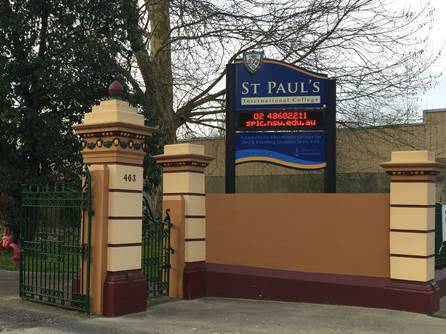 Students from St Paul's International College who recently returned from travels in China have been moved into isolation. Photo supplied