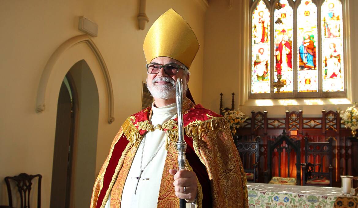 REJOICE: Anglican Bishop John Parkes wants to bless same-sex couples.
