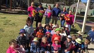 GREAT TEAM: Coleambally preschool gathered to celebrate early educator's week. 
