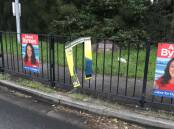 Vandals in the Illawarra seat of Cunningham have destroyed United Australia Party corflutes of candidate Benjamin Britton.