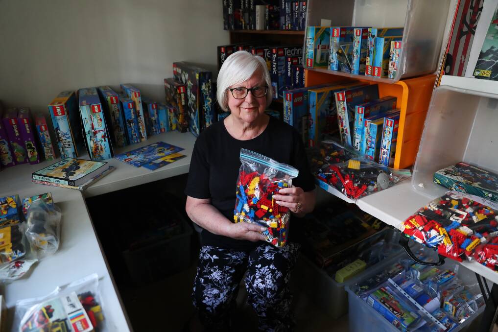 LEGO LEGACY: After staging a huge exhibition in honour of her late son James, Robyn Jessiman has begun selling off the enormous collection in the hopes of inspiring a new generation of Lego lovers. Picture: Emma Hillier
