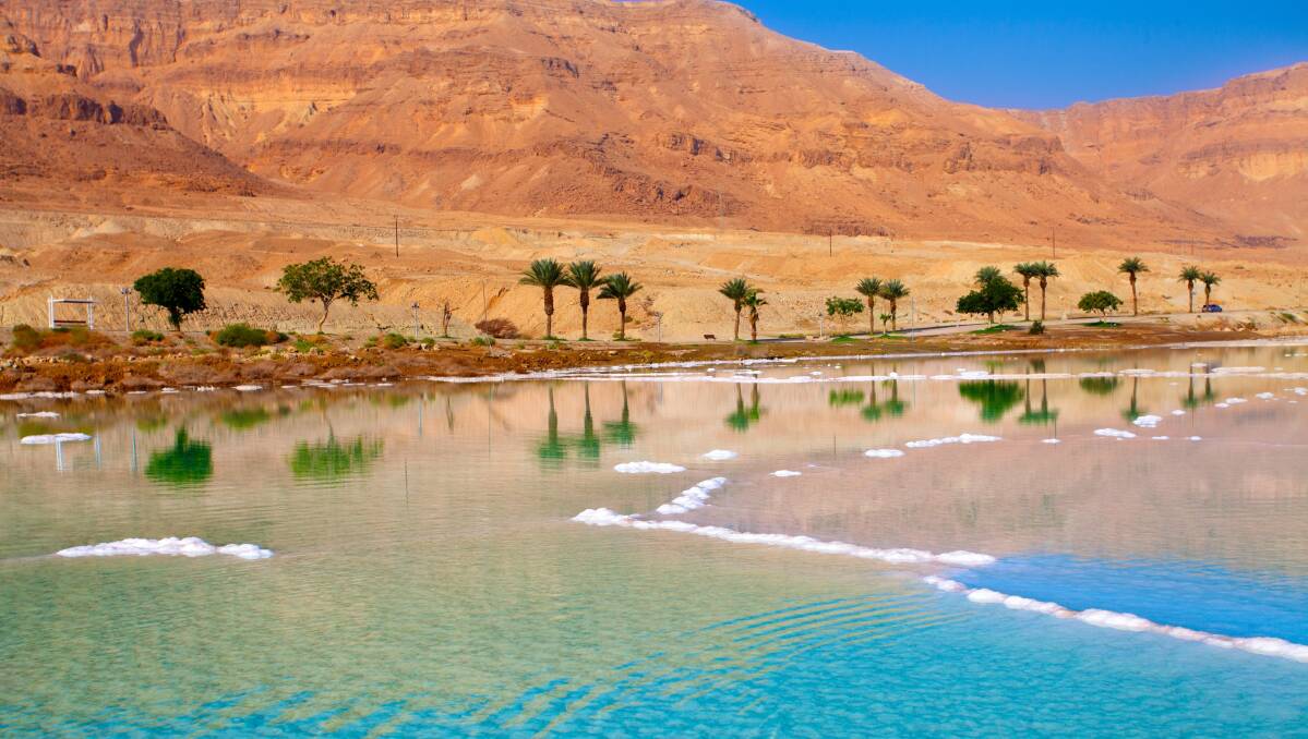 Palms dot the shores of the Dead Sea. Picture: Shutterstock