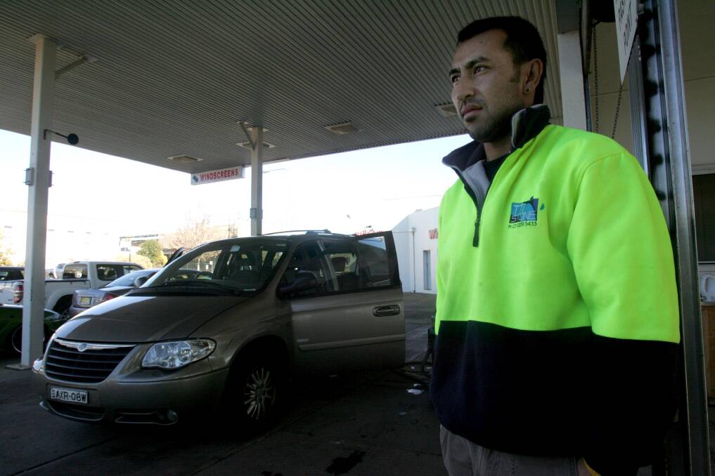 2009: Griffith Hand Car Washs Farid Akbar is furious at the vandals who have repeatedly attacked the Banna Avenue business.