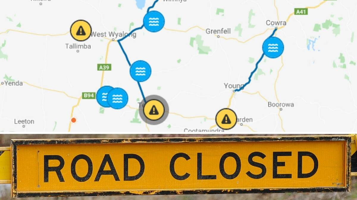 A number of Riverina roads and major highways remain closed after heavy rain and flooding.