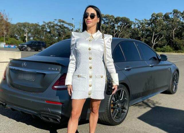 Margarita Tomovska posted a picture of her outfit on Instagram on her way to Wollongong court.