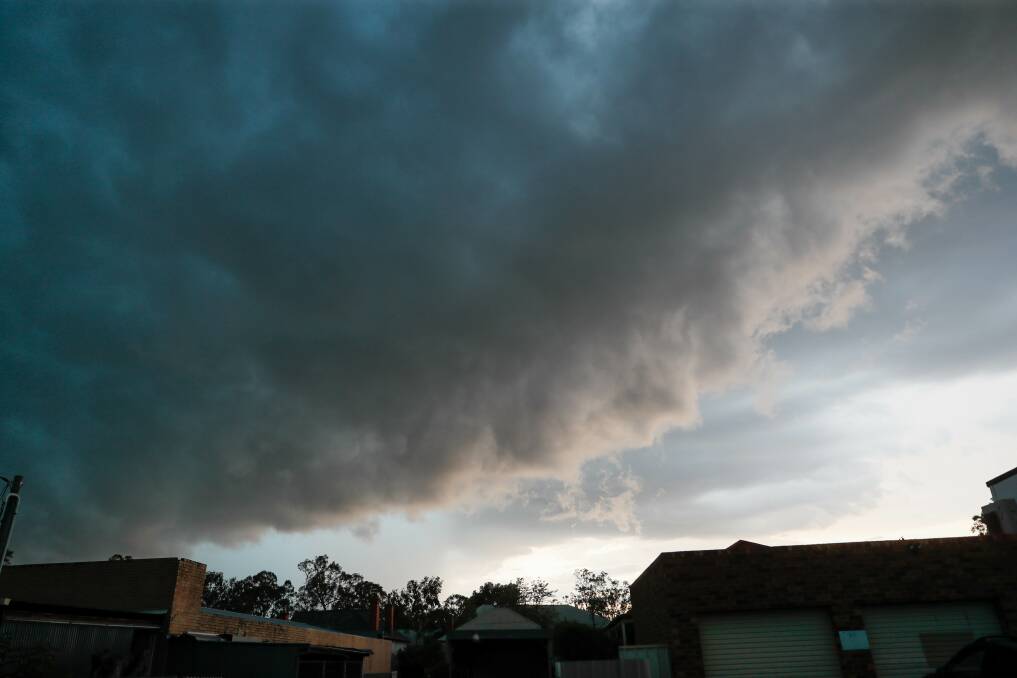 A storm cloud capture above Wagga to a Thunderstorm in early January, 2024. Picture by Les Smith 