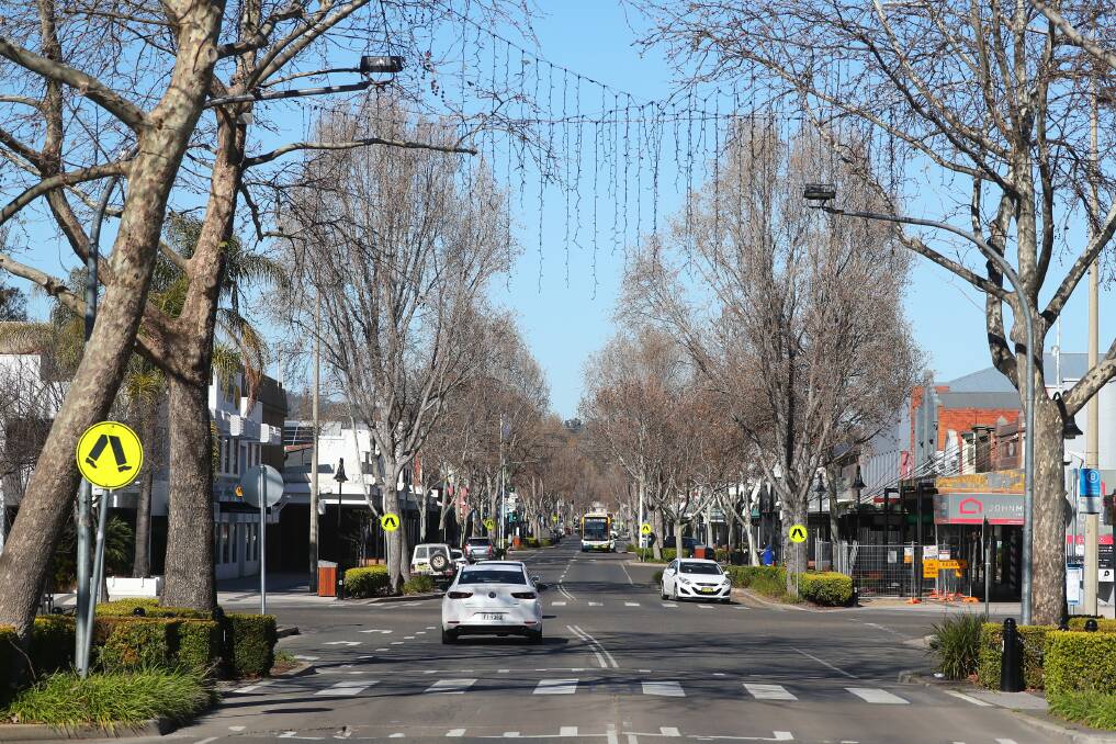 Wagga's main streets have been quieter ever since the start of the lockdown in mid-August. Picture: Emma Hillier 