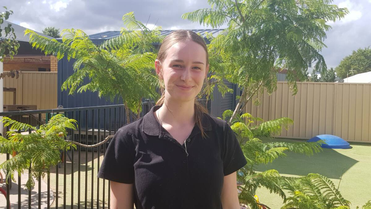 TAFE NSW childcare graduate Amelia Ellevsen says the industry gives her a rare mix of job security and satisfaction.