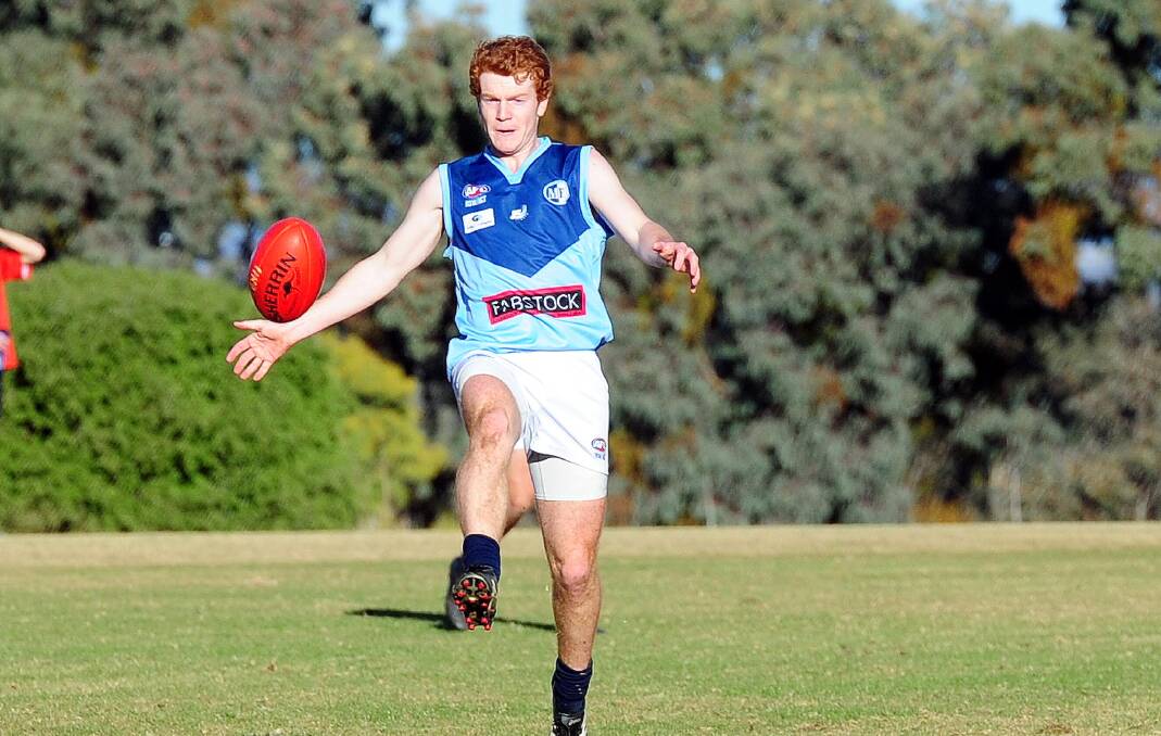 Shaun Bourchier (pictured in his younger days) was among Barellan's best in Saturday's win against Coleambally.