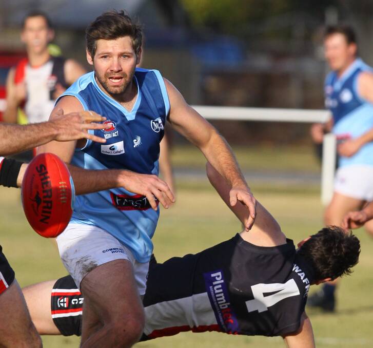 RETURNING: Former Barellan forward James McCabe will be back with the Farrer League club this season.