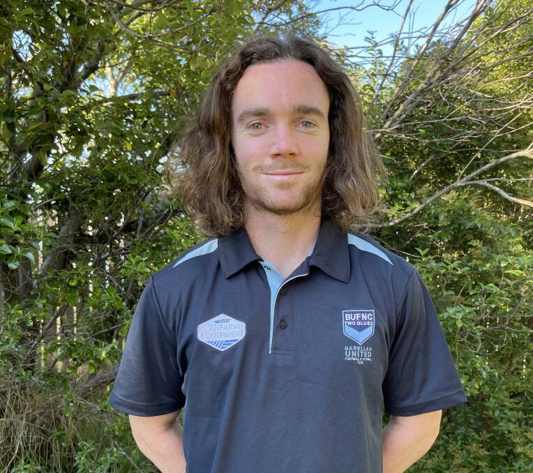 NEW TWO BLUE: Former Queanbeyan footballer Hugh McKenzie will add some youth and speed to Barellan this season. 