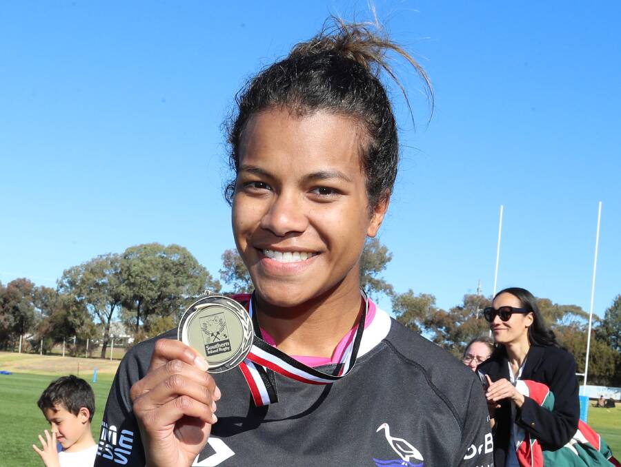 Ua Ravu after her best on ground in the 2019 SIRU rugby 10s grand final