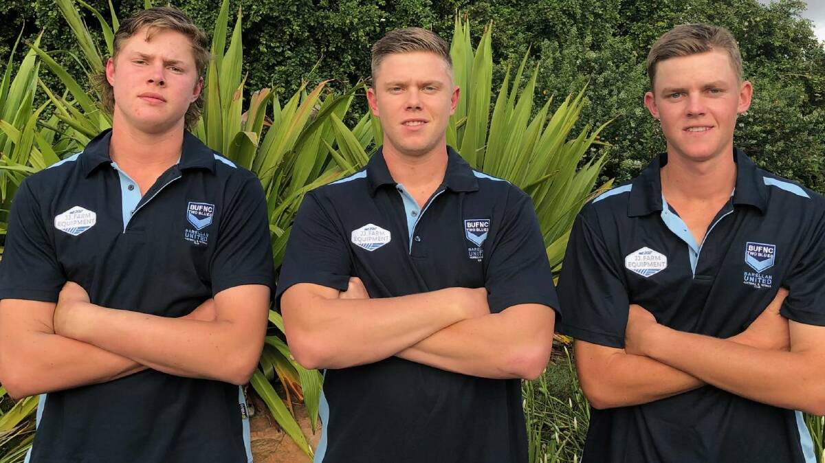 Lucas, Riley and Mitch Irvin are on board with the Two Blues this year.