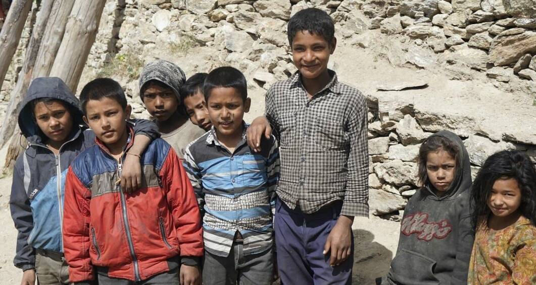 Children at Kharpel