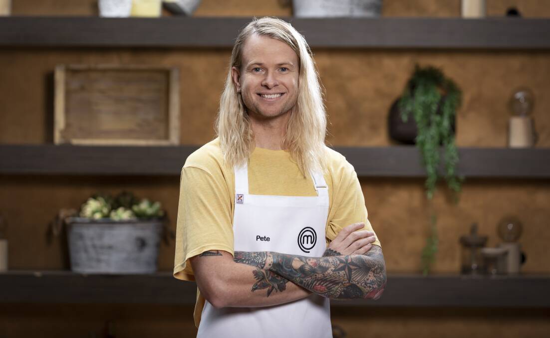 Pete Campbell, the 36-year-old tattoo artist from Sydney, might win MasterChef. Picture: Supplied