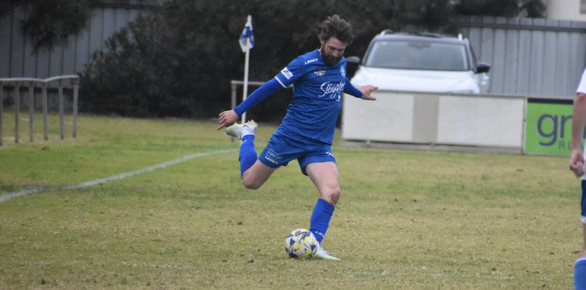 KEY COMPONENT: Sevi Tropea will be apart of the Hanwood defence who will be looking to maintain their strength when they take on Lake Albert. PHOTO: Liam Warren
